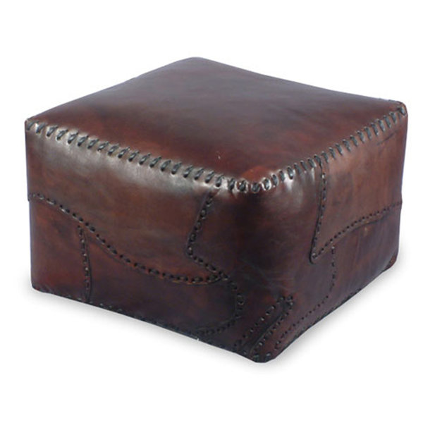 Rebrilliant Atlantic Leather Ottoman Slipcover Wayfair